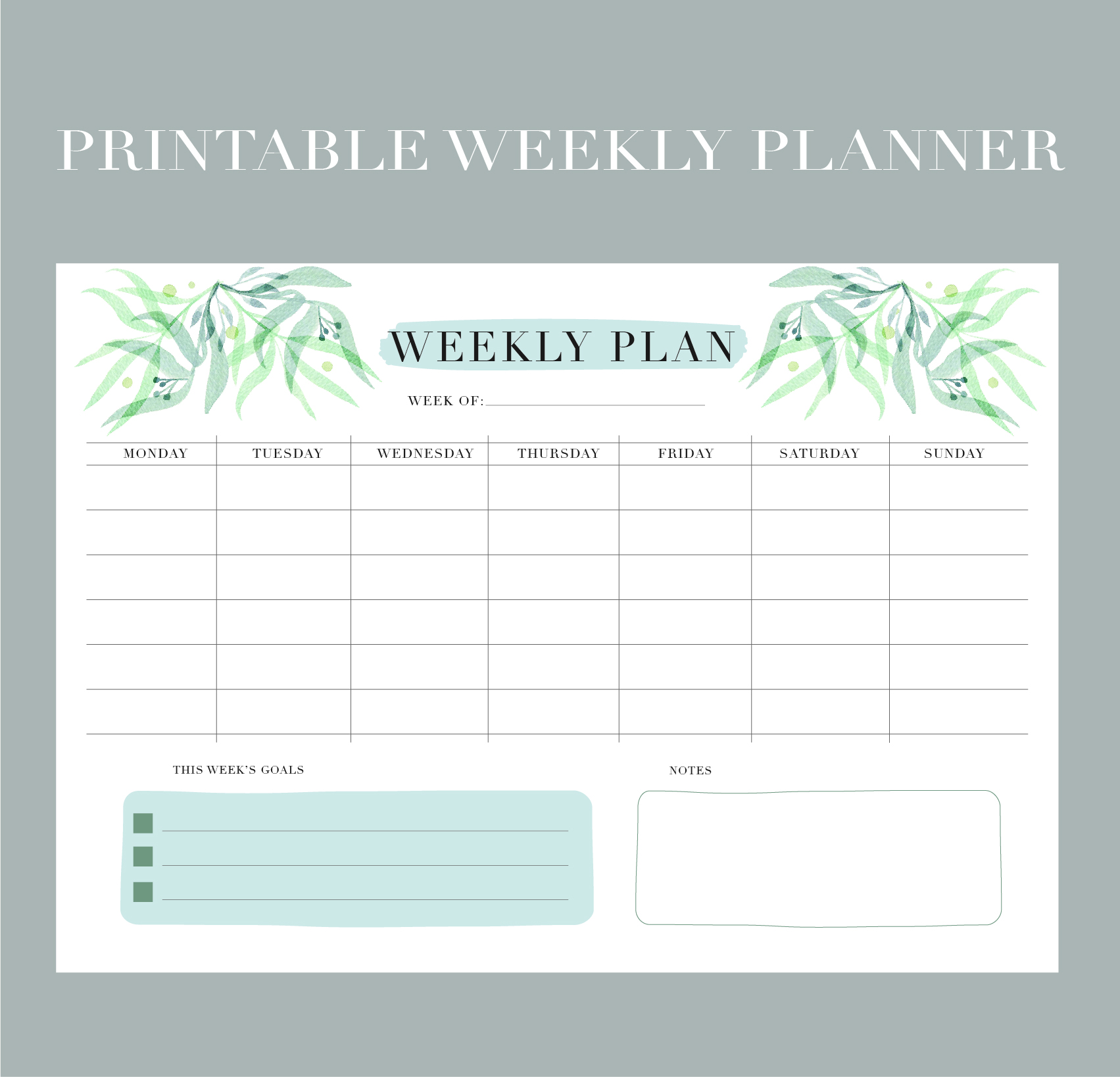 Weekly Planner - Averly Saint